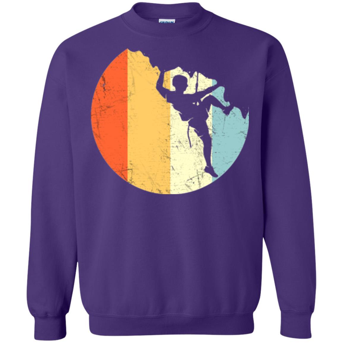 Moutain Climber T-shirt Rock Climbing Purple
