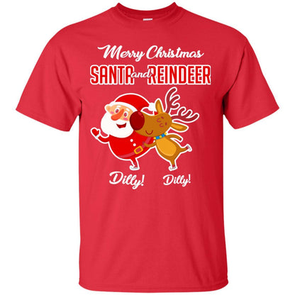 Christmas T-shirt Merry Christmas Dilly Dilly Red