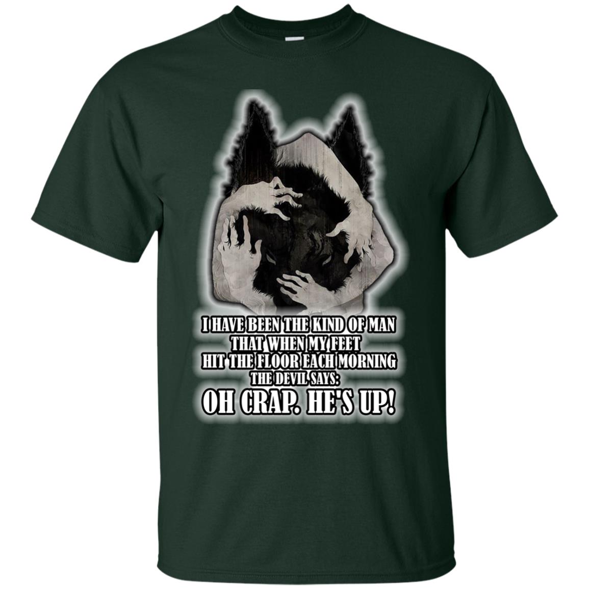 The Devil Say Oh Crap He Is Up Wolf Shirt Forest