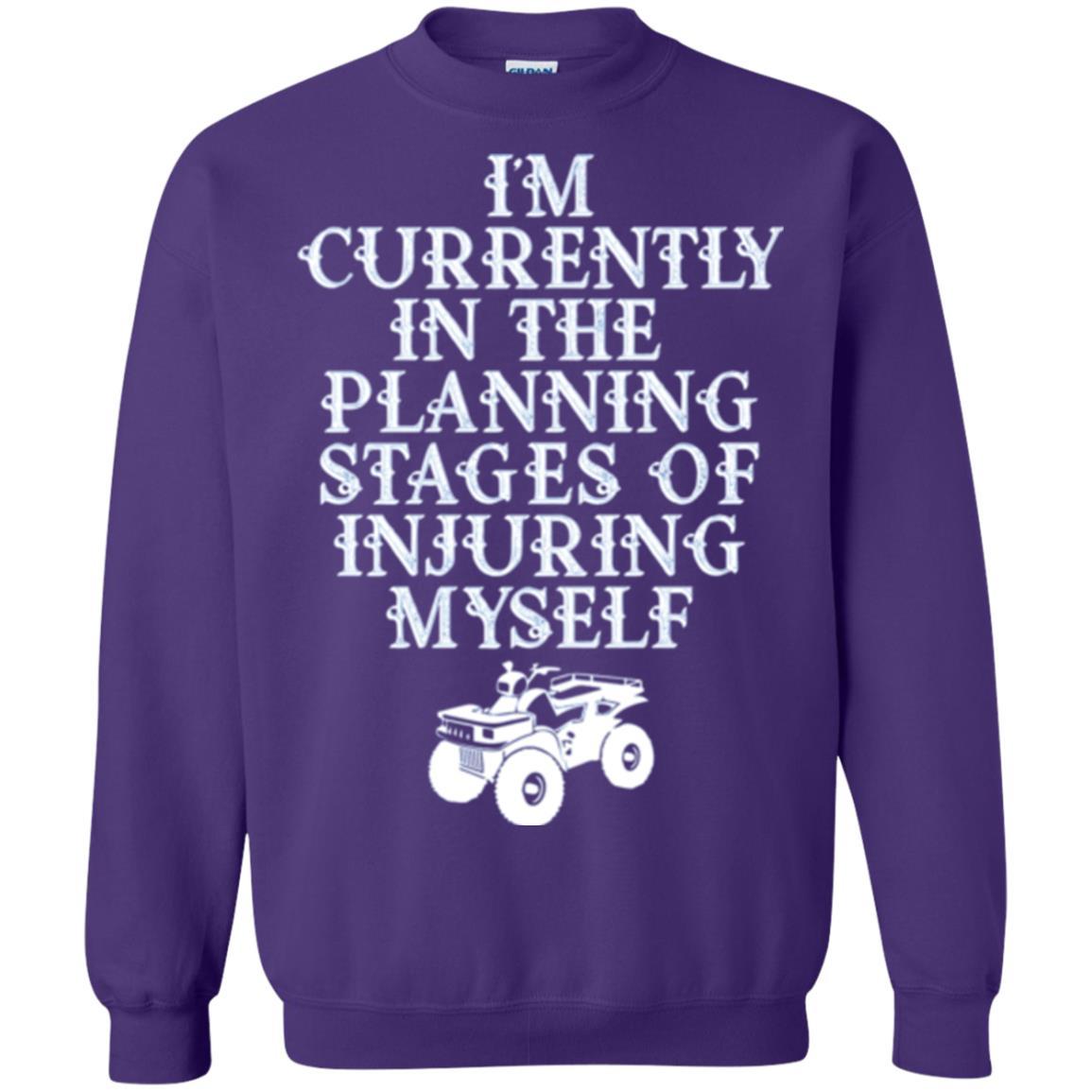 Four Wheeling T-shirt I'm Currently In The Planning Stages Purple
