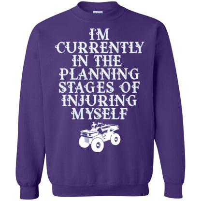 Four Wheeling T-shirt I'm Currently In The Planning Stages Purple