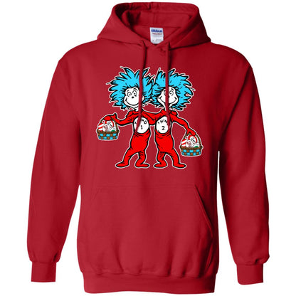 Dr. Seuss Thing 1 Thing 2 Easter Egg T-shirt Red