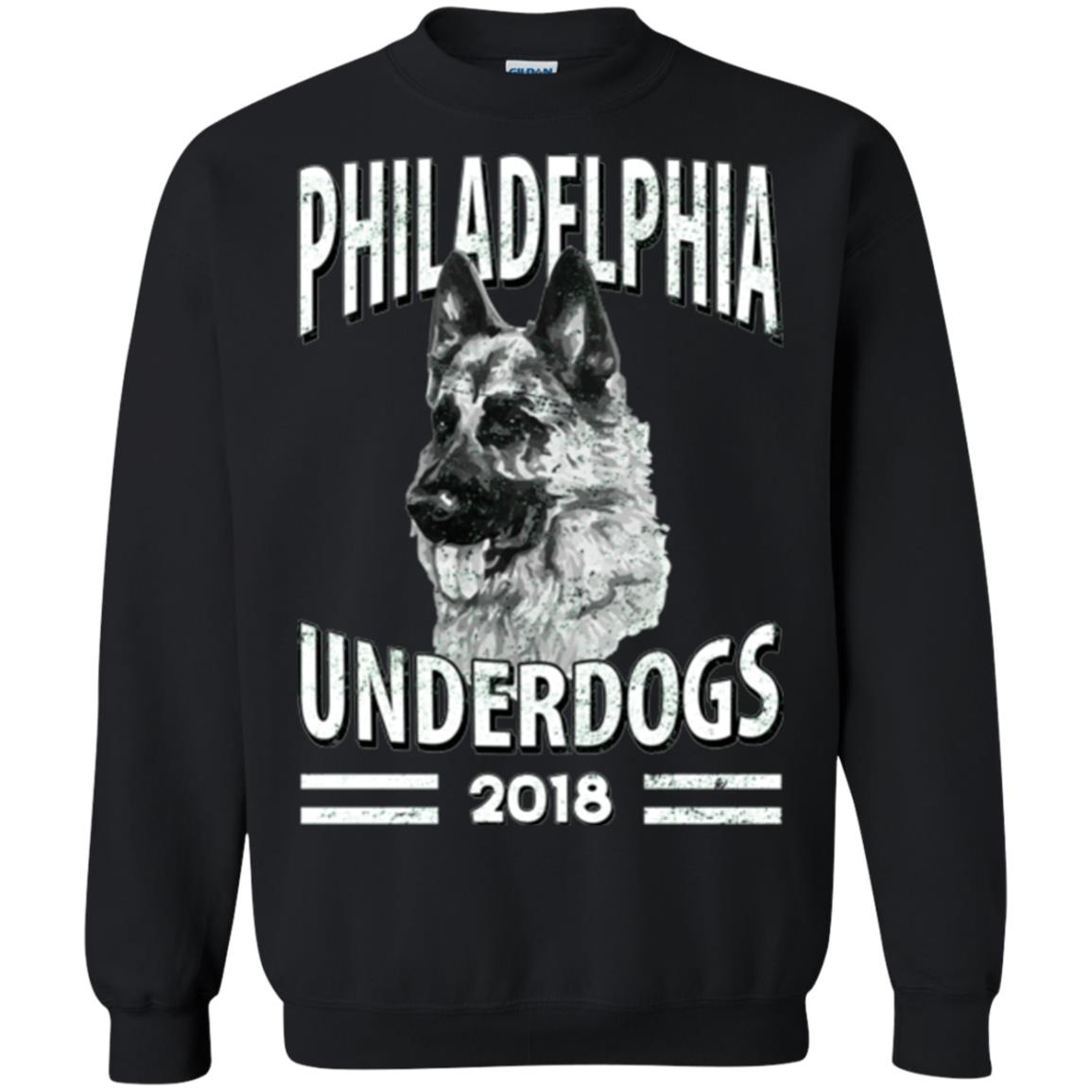Dog Lover T-shirt Philadelphia Underdogs 2018 T-shirt Black