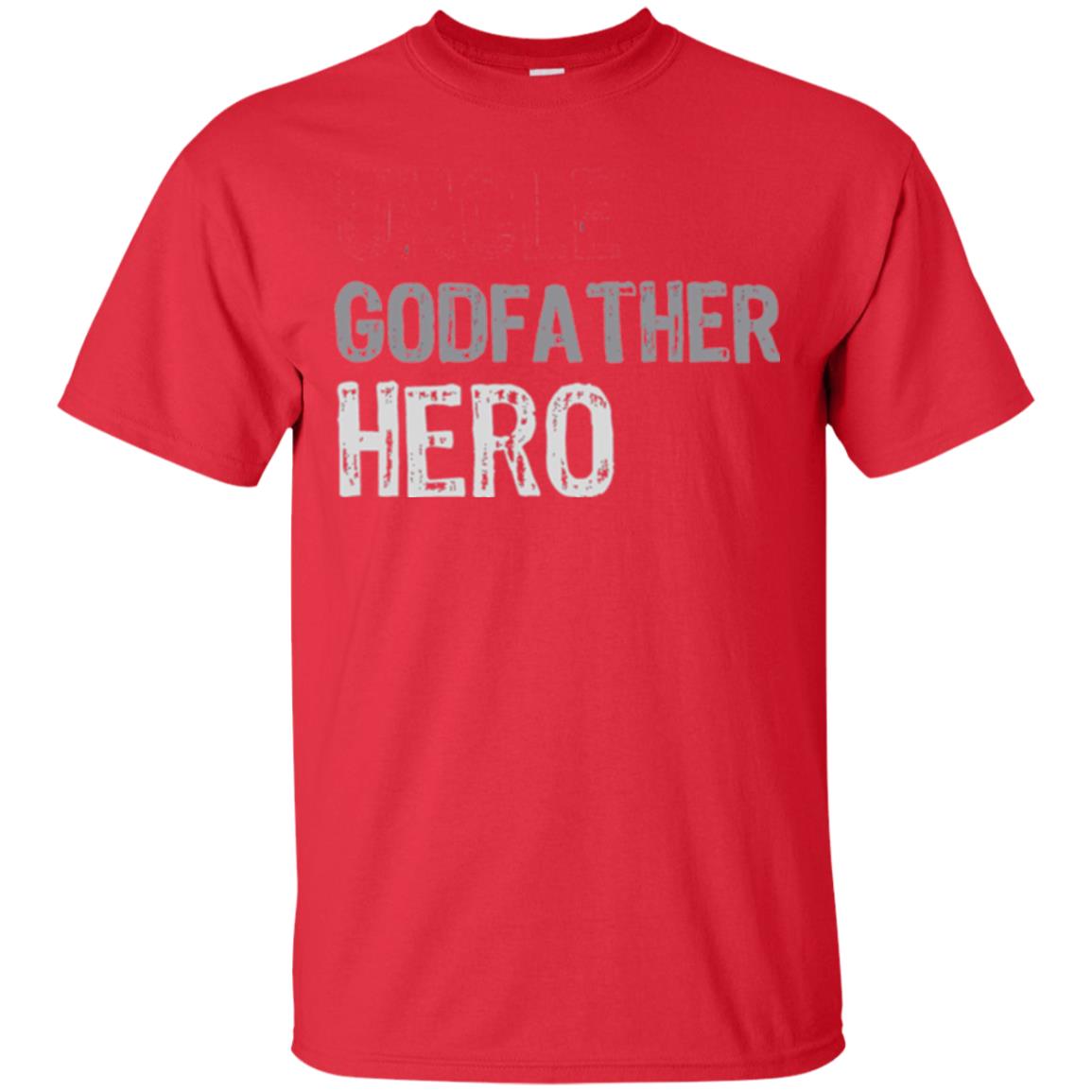 Uncle T-shirt Uncle Godfather Hero Red