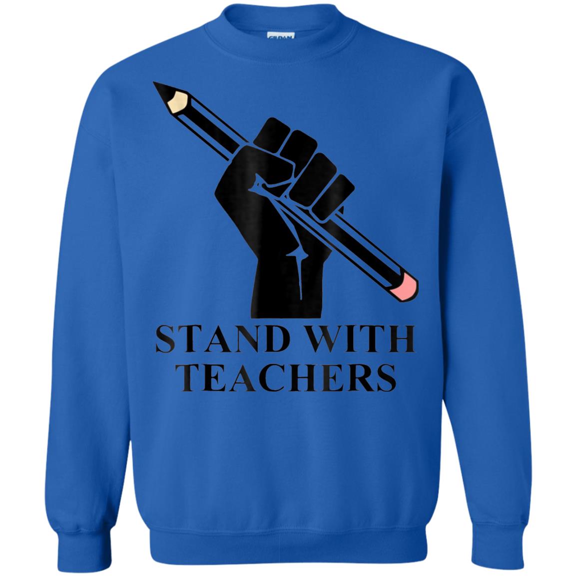 Colorado Teachers Stand With Teachers Educator Strike Shirt Royal