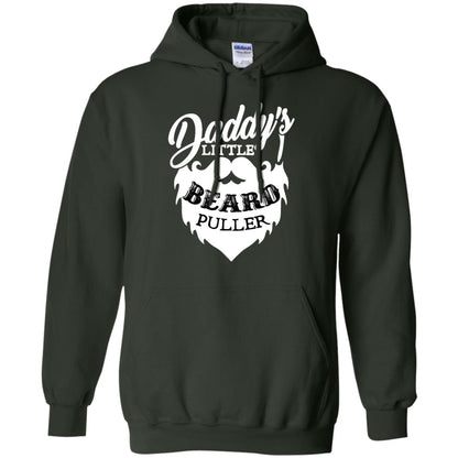 Daddy's Little Beard Puller Kid Shirt Forest Green