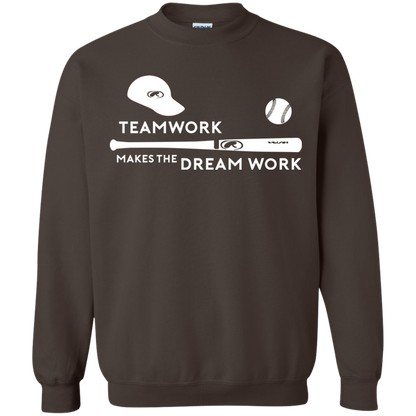Baseball T-shirt Teamwork Makes The Dream Work Dark Chocolate