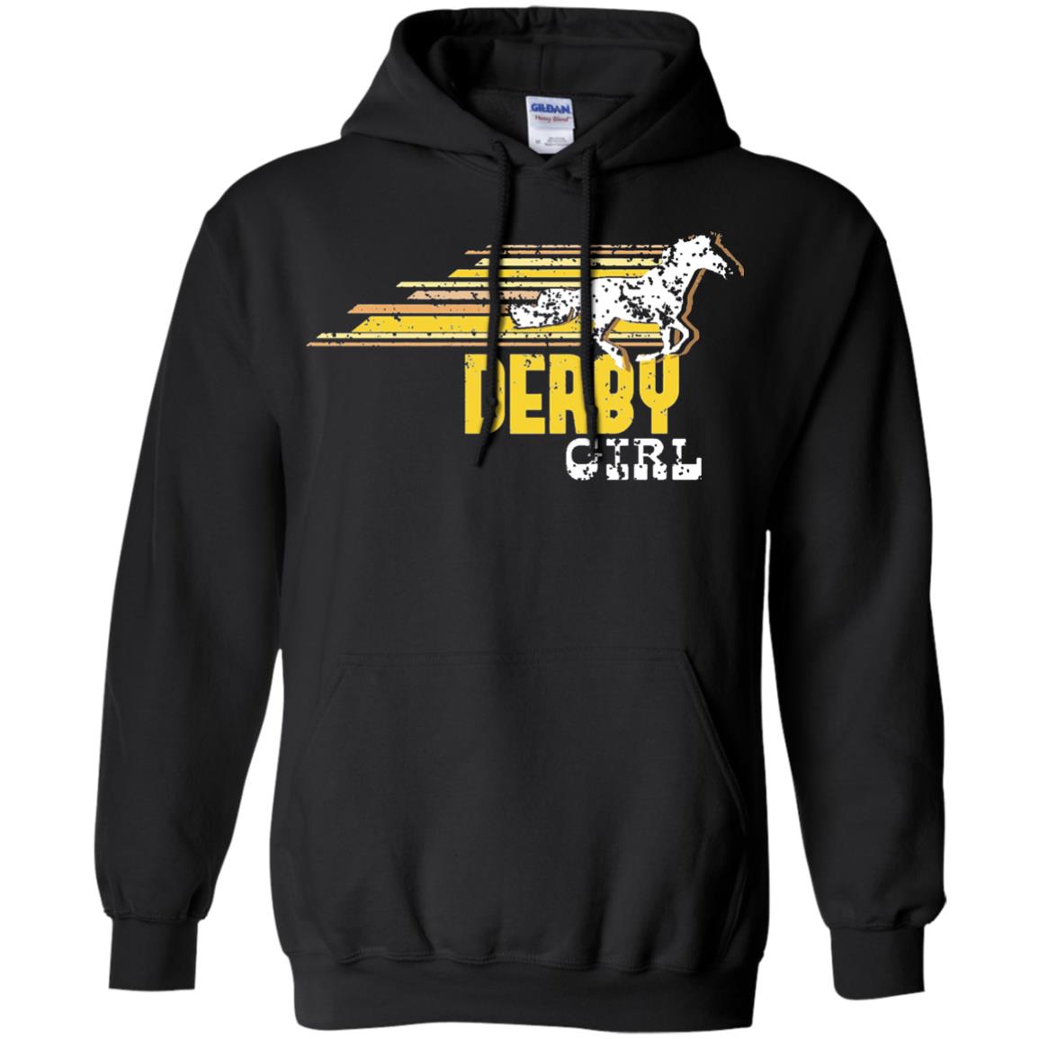 Derby Girl Derby Women Horse Race Shirt Black