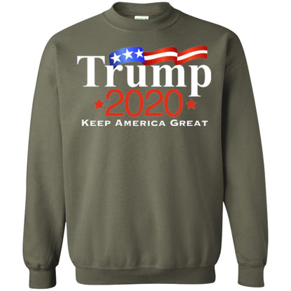 Pro Trump 2020 Keep America Great T-shirt Military Green
