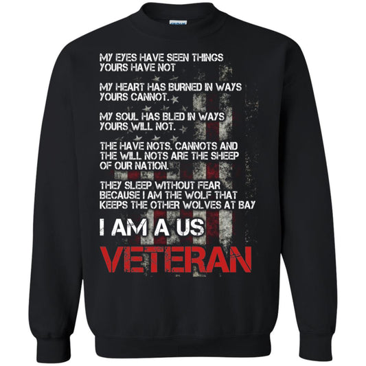 I Am A Us Veteran My Eyes My Heart My Soul Black