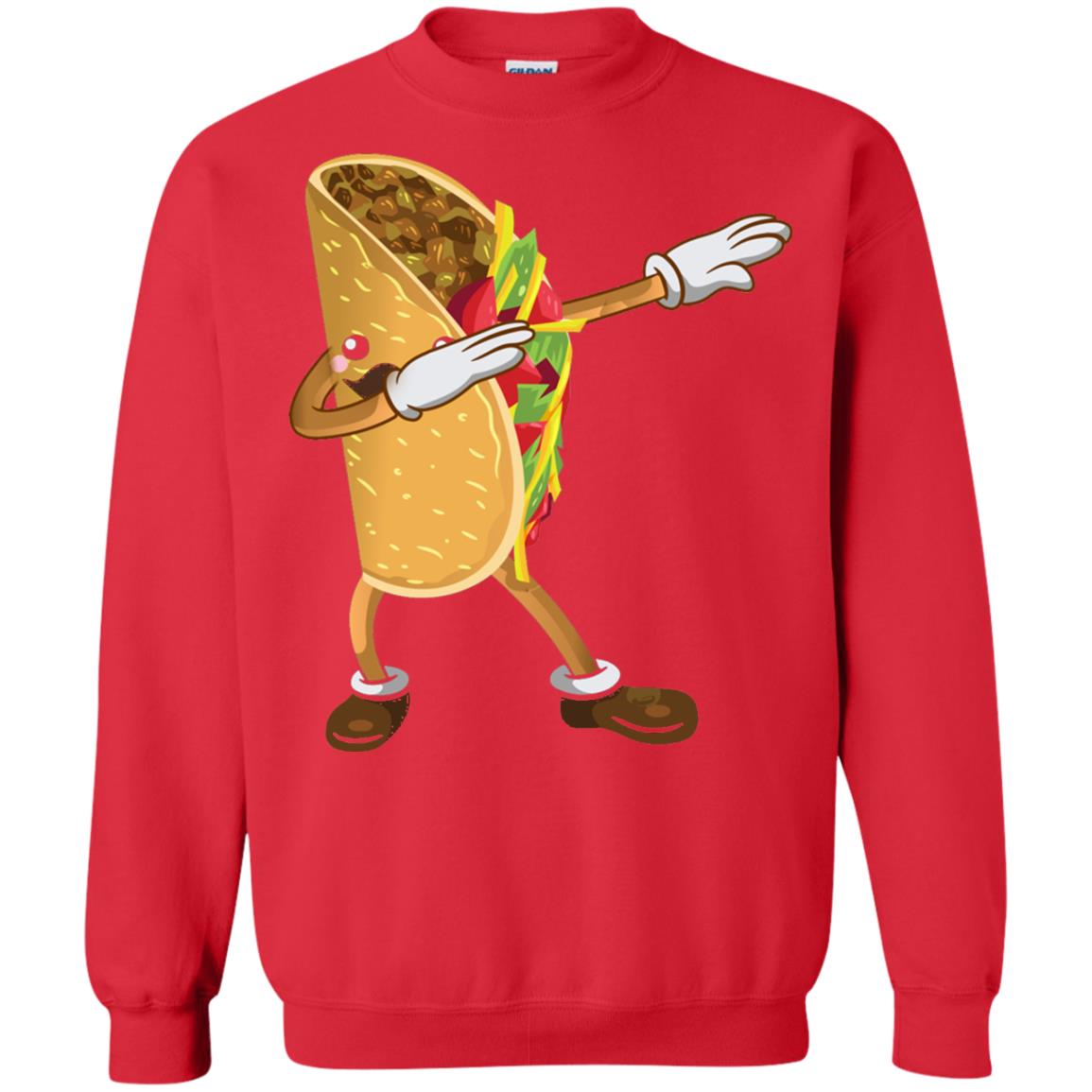 Dabbing Taco Shirt Funny Cinco De Mayo 2018 Red