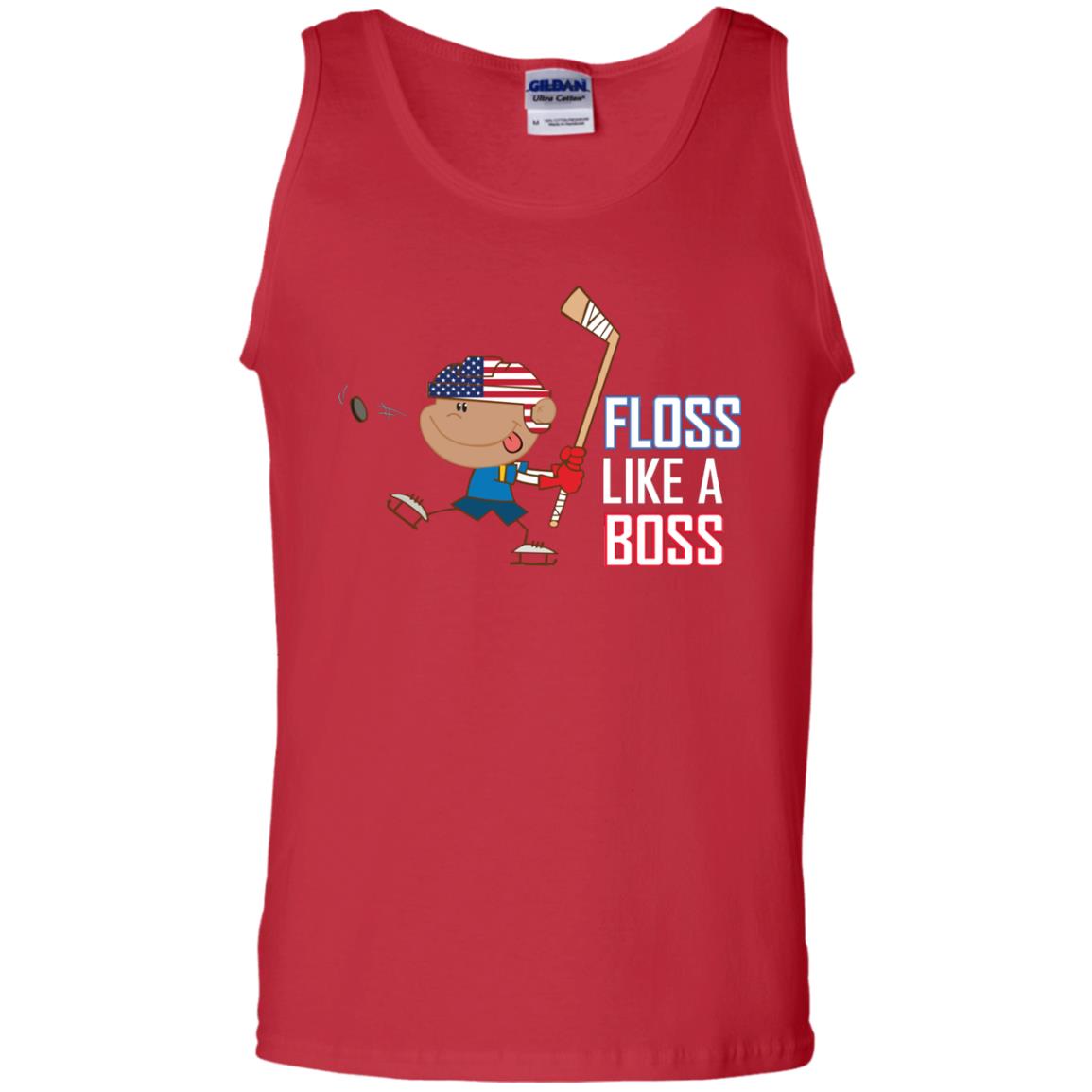 Floss Like A Boss Shirt For Hockey Players Red