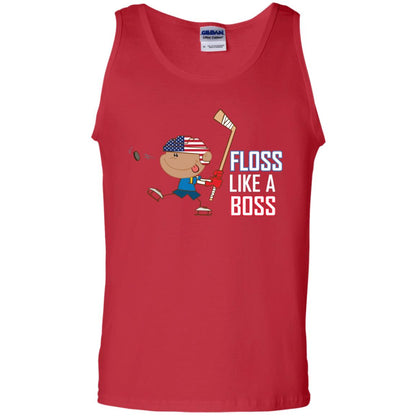 Floss Like A Boss Shirt For Hockey Players Red