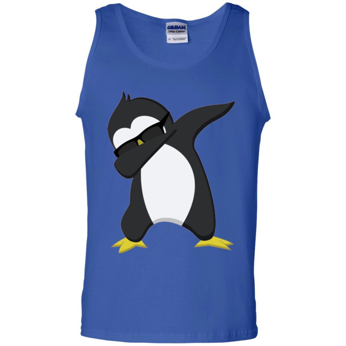 Christmas T-shirt Dabbing Penguin T-shirt Royal