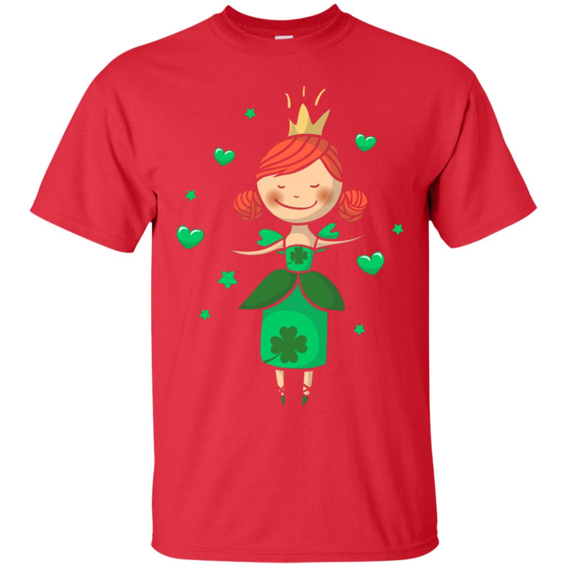 Irish Princess St. Patricks Day Gift Shirt For Girls Red