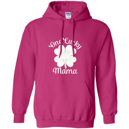 One Lucky Shamrock Mama St. Patrick's Day T-shirt Heliconia