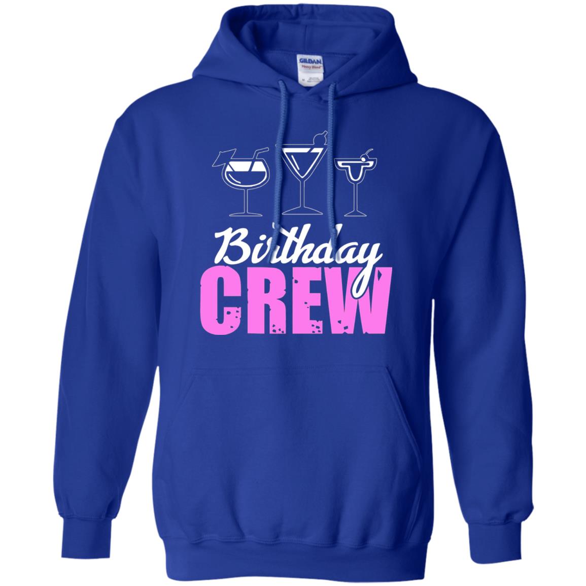 Birthday Crew Funny Girls Birthday Squad T-shirt Royal