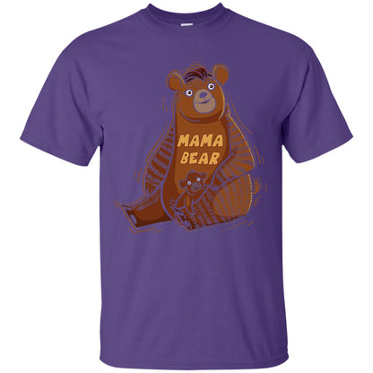 First Time Mothers Day Shirts Mama Bear Purple
