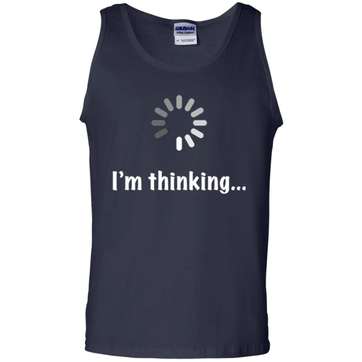 Funny T-shirt I_m Thinking Navy