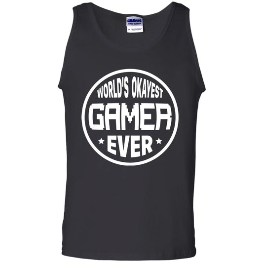 World’s Okayest Gamer Ever Best T-shirt For Gaming Lover Black