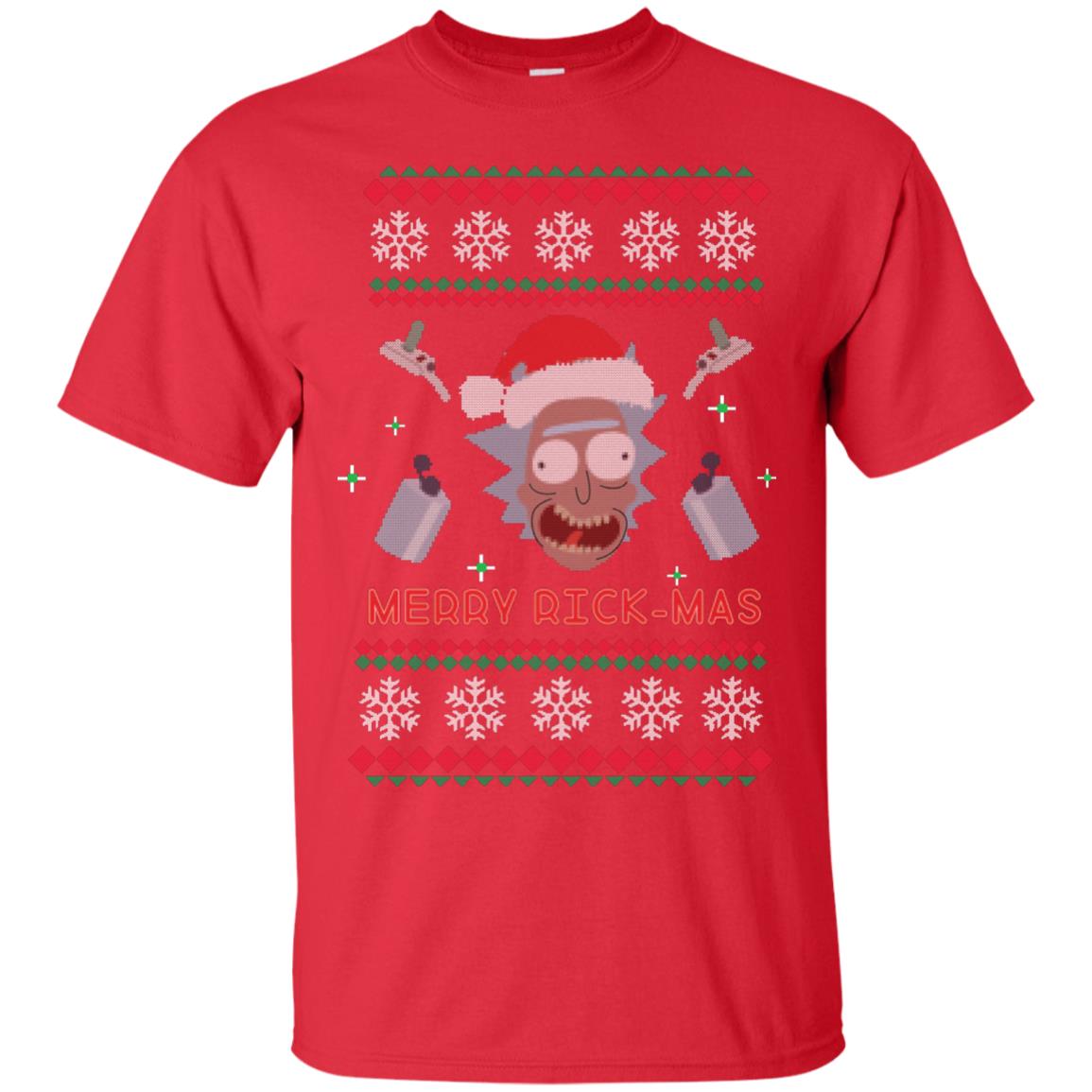 Mery Rick-mas Shirt Red