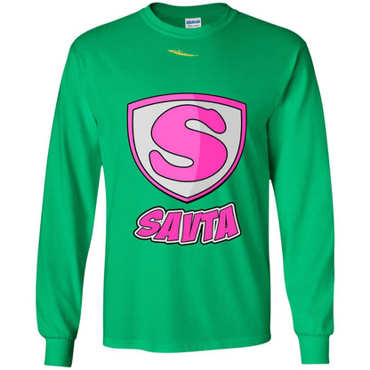 Savta Superhero Mother_s Day Super T-shirt Irish Green