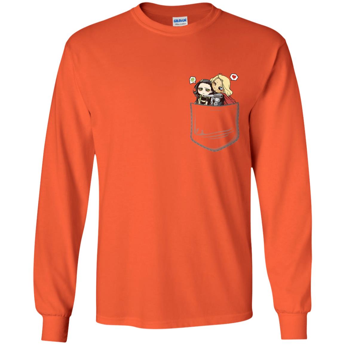 Thornloki In Pocket Movie Shirt Orange