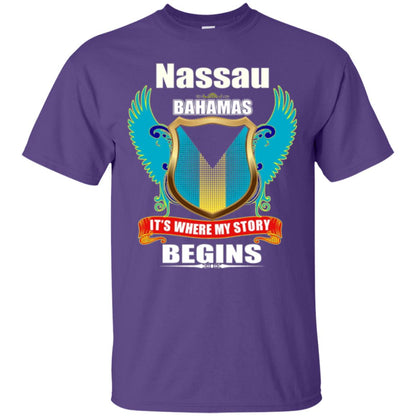 Bahamian T-shirt Nassau Bahamas T-shirt Purple