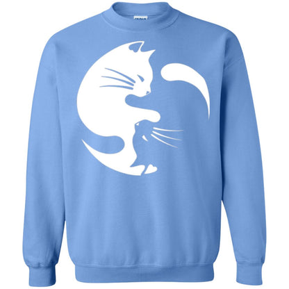 Ying Yang Cat T-shirt Carolina Blue