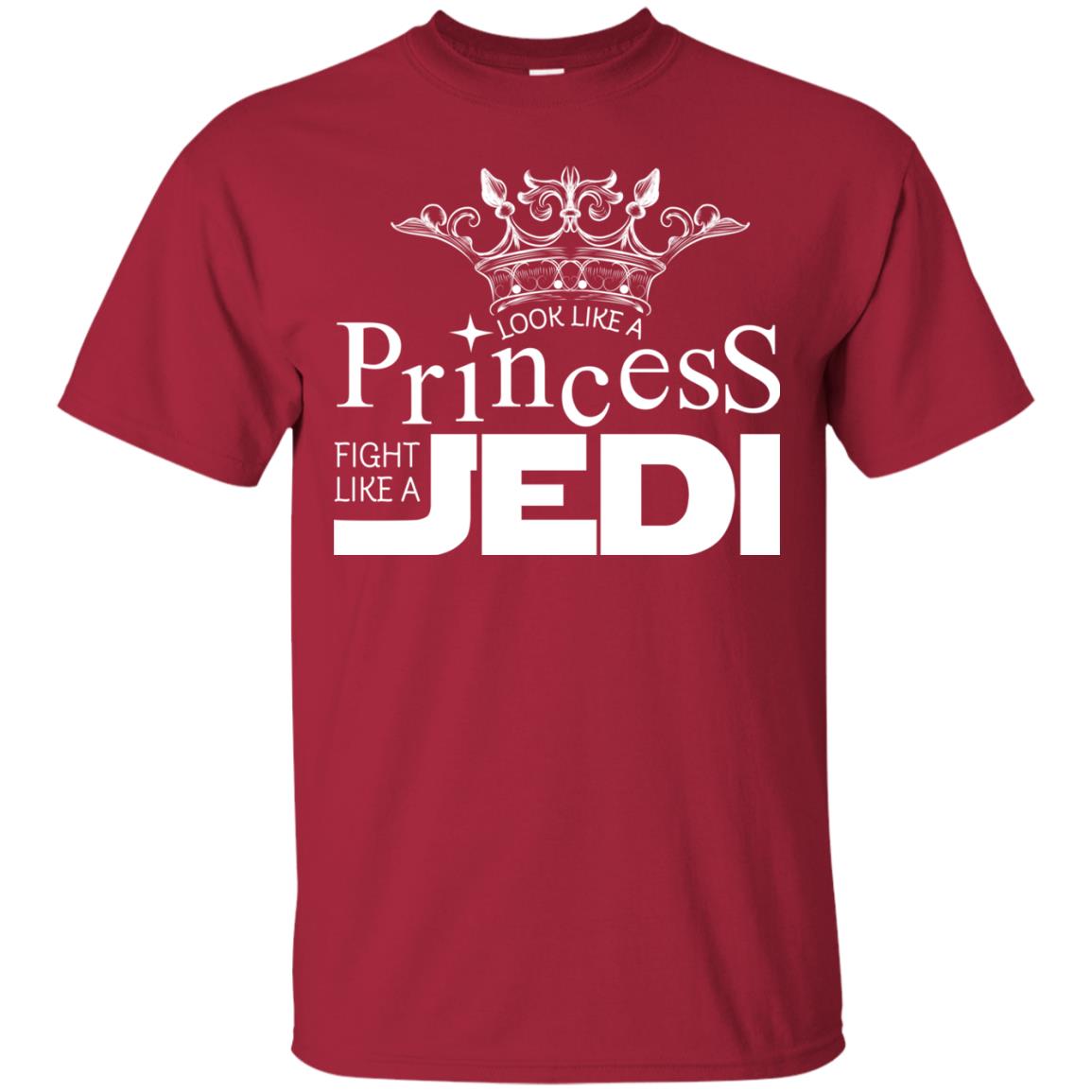 Look Like A Princess Fight Like A Jedi Shirt Cardinal