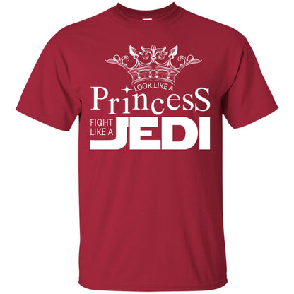 Look Like A Princess Fight Like A Jedi Shirt Cardinal