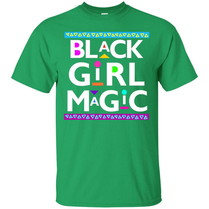 Black Girl Magic T-shirt Women_s Black History Irish Green