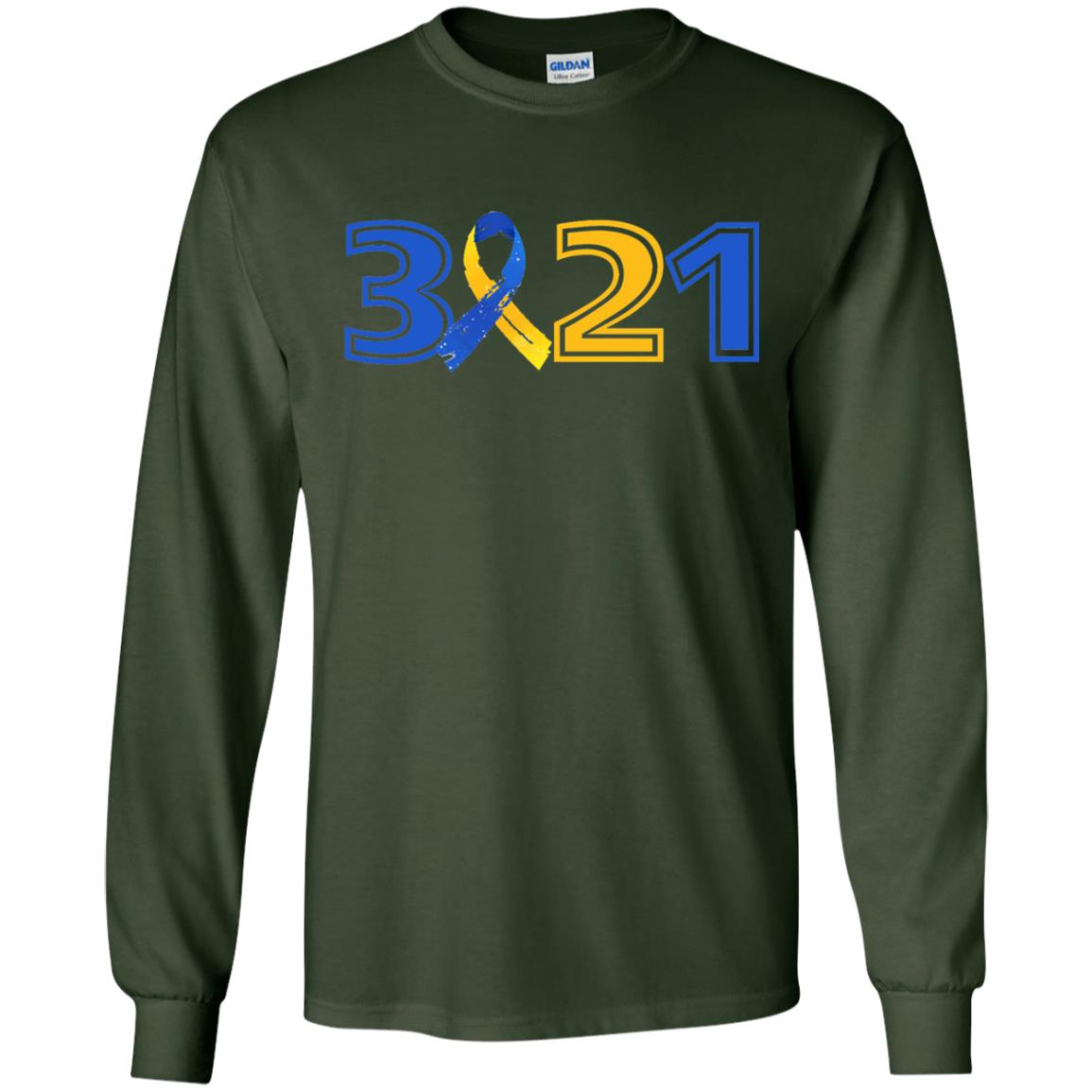 Awareness March 21 World Down Syndrome Day T-shirt Forest Green