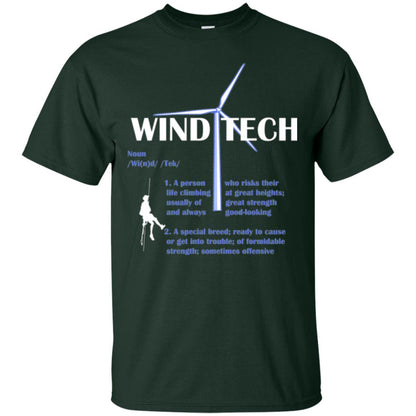 Wind Tech Definition T-shirt Forest Green