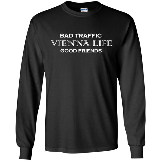 Bad Traffic Vienna Life Good Friends Shirt Black