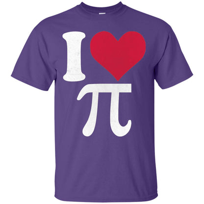 I Love Pi Vintage Retro Pi Day T-shirt Purple