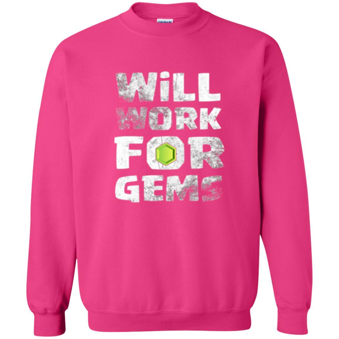 Gamer T-shirt Will Work For Gems Heliconia