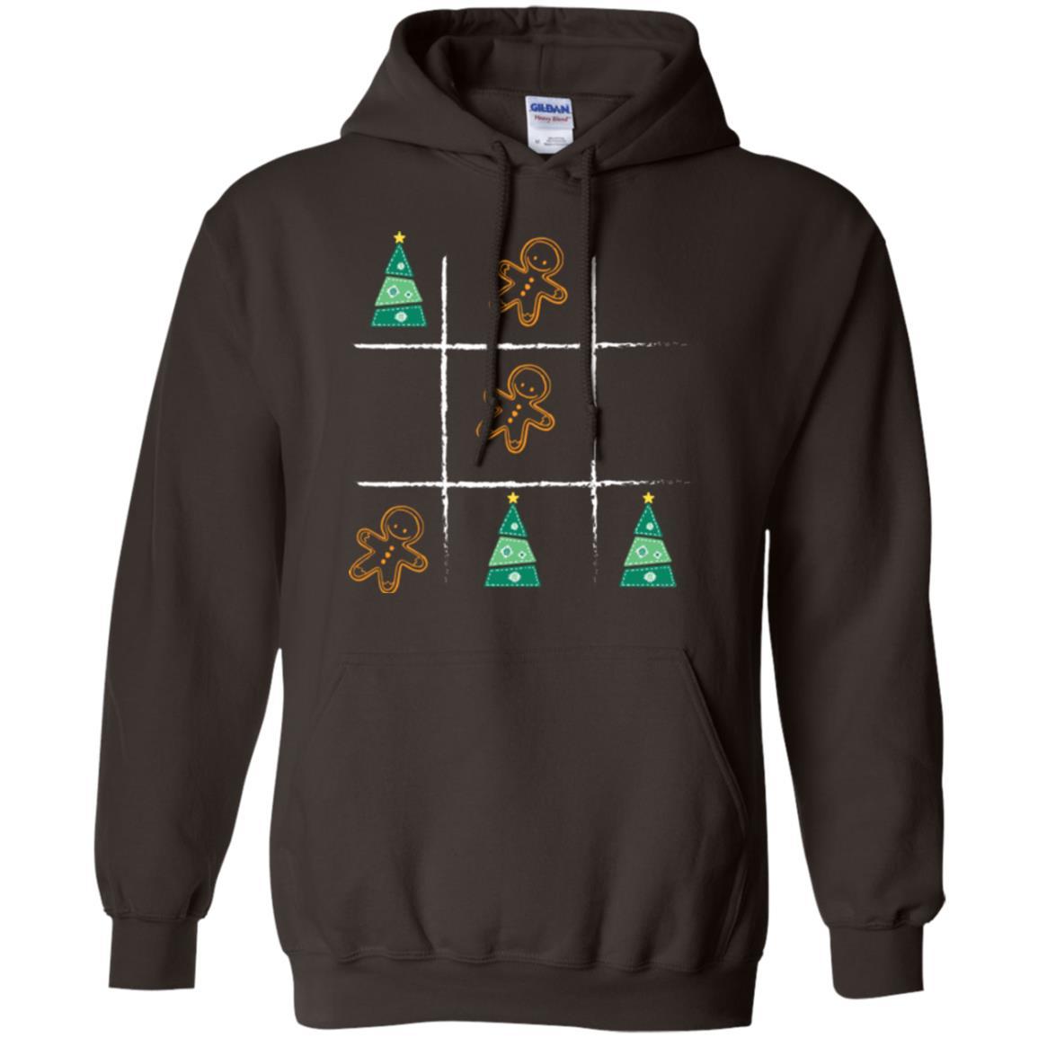 Christmas T-shirt Tic Tac Toe Board Game Dark Chocolate