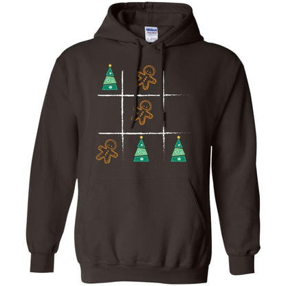 Christmas T-shirt Tic Tac Toe Board Game Dark Chocolate