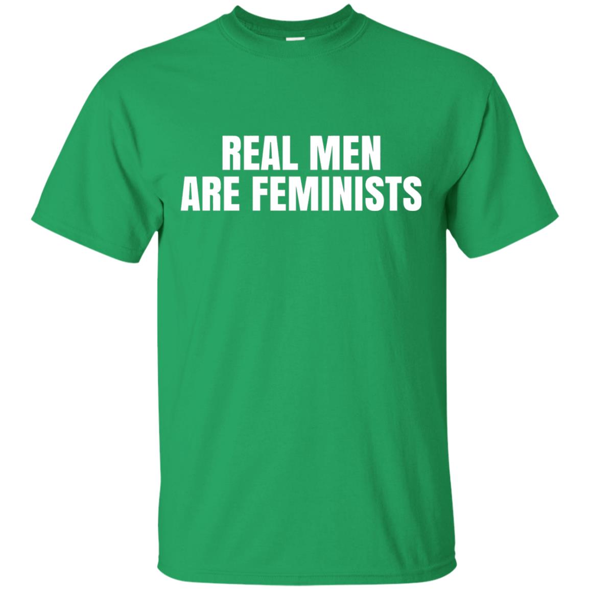 Real Men Are Feminists Feminism T-shirt Irish Green