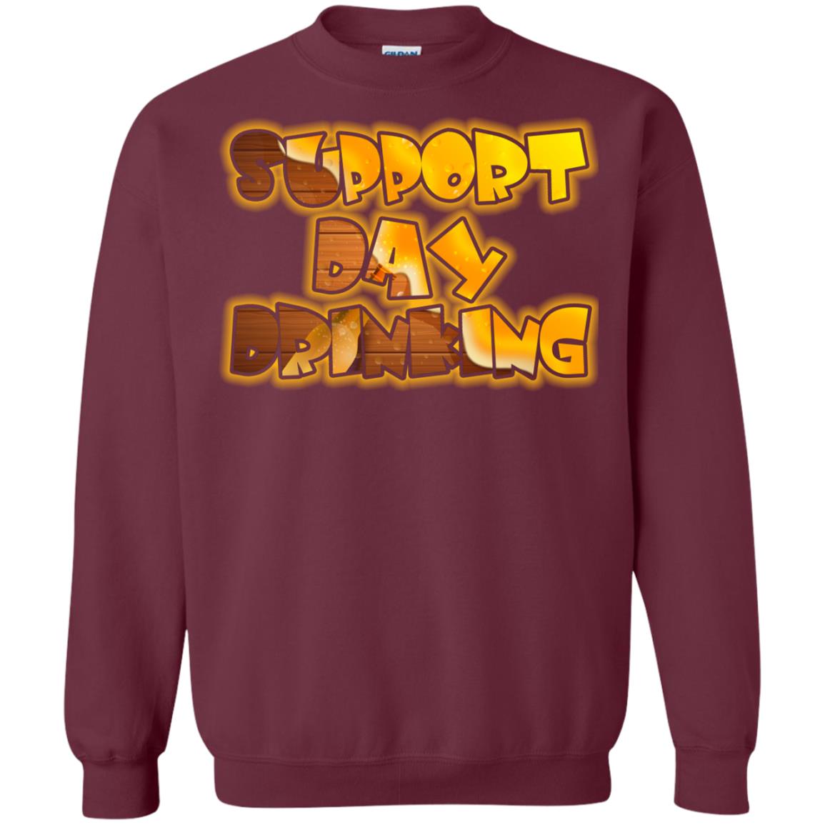 Saint Patrick's Day T-shirt Support Day Drinking Maroon