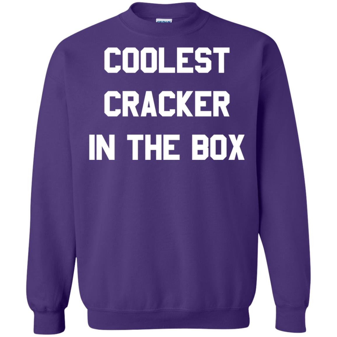 Coolest Cracker In The Box T-shirt Purple