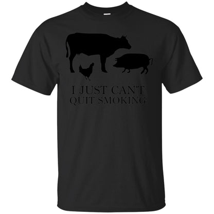 I Just Cant Quit Smoking Bar-b-que Hot And Smokey Shirt Black