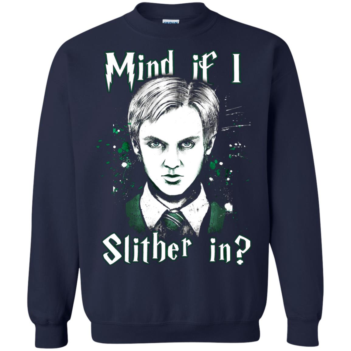 Mind If I Slither In Slytherin House Harry Potter Shirt Navy