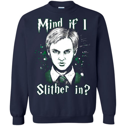 Mind If I Slither In Slytherin House Harry Potter Shirt Navy