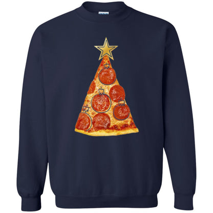 Merry Christmas T-shirt Pizza Slice Christmas Tree