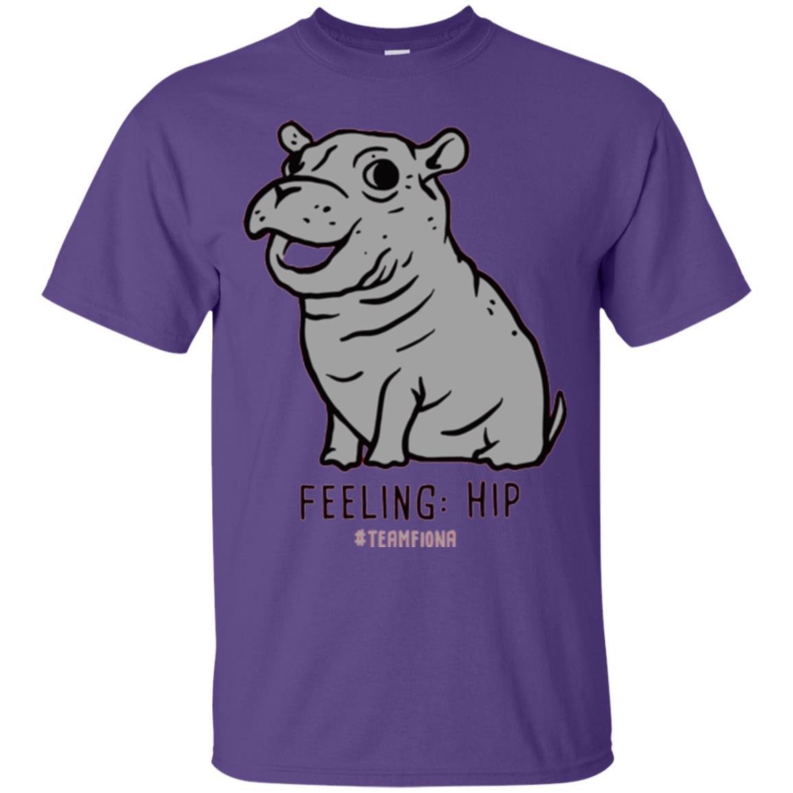 Fiona Hippo Lover T-shirt The Hippo Feeling Hip #teamfiona Purple