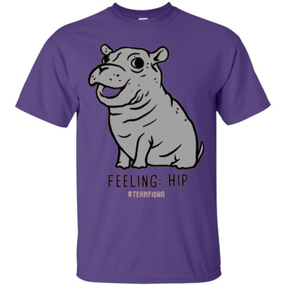 Fiona Hippo Lover T-shirt The Hippo Feeling Hip #teamfiona Purple