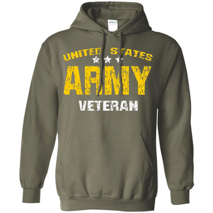 United States Army Veteran Shirt Military Green