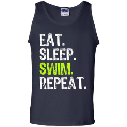 Swim Lovers T-shirt Eat Sleep Swim Repeat Navy